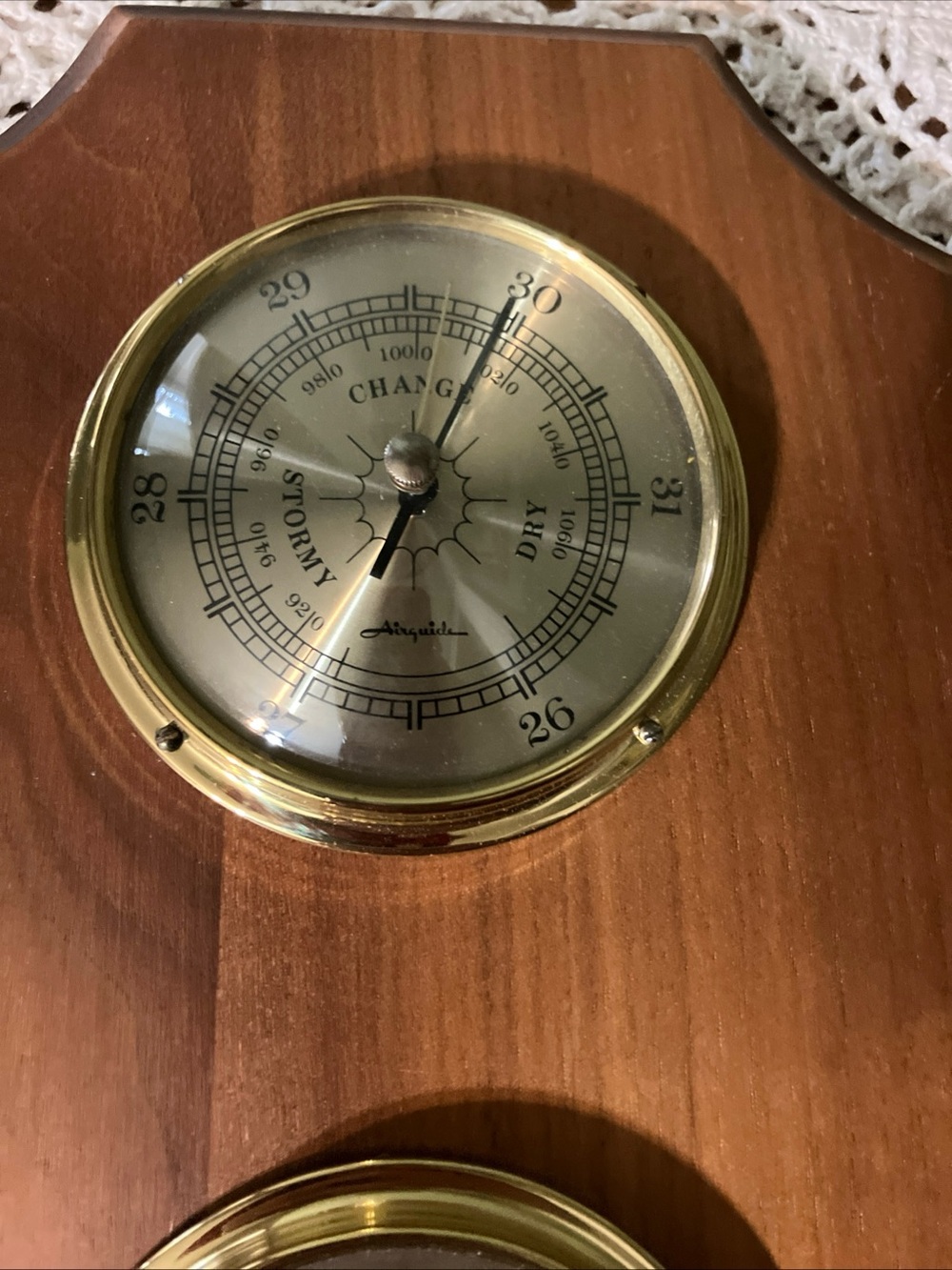 Vintage Air guide Barometer Thermometer Hygrometer - Picture 2 of 6